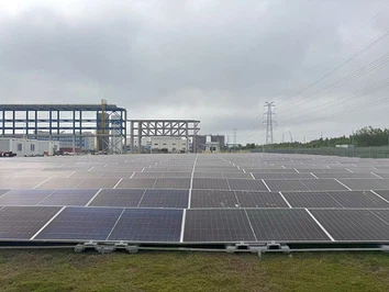 System montażu dachu płaskiego do paneli słonecznych